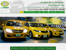 Tablet Screenshot of coopteletaxi.com